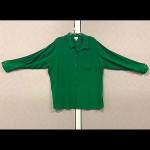 Silk Button Down Blouse